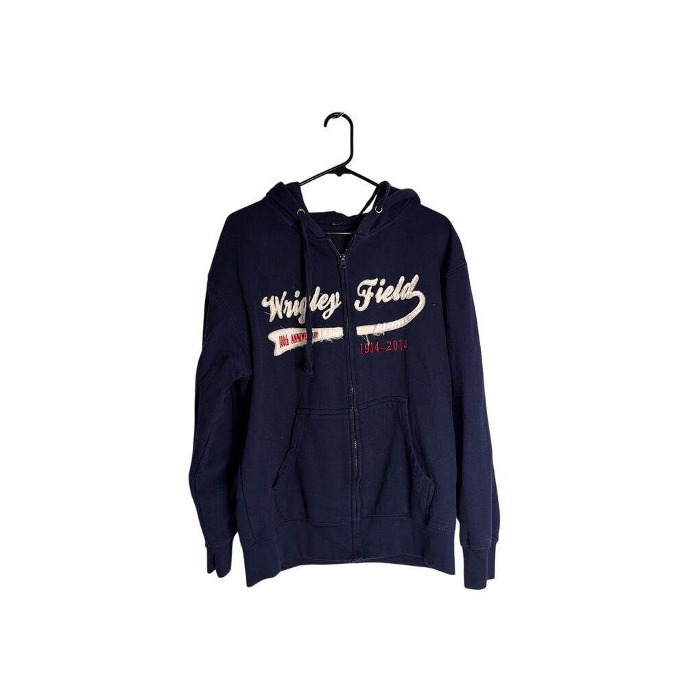 Wrigley Field 100th Anniversary (1914–2014) Full-Zip Hoodie Sweatshirt